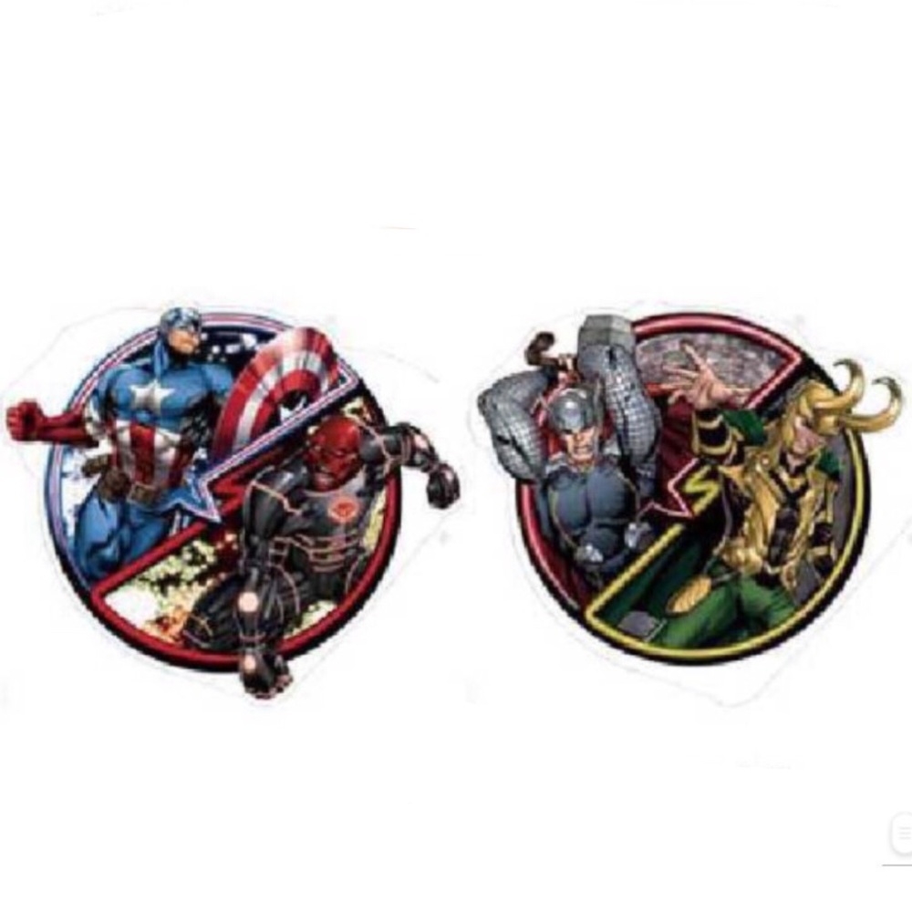 Marvel Captain America / Red Skull and Thor / Loki Decal